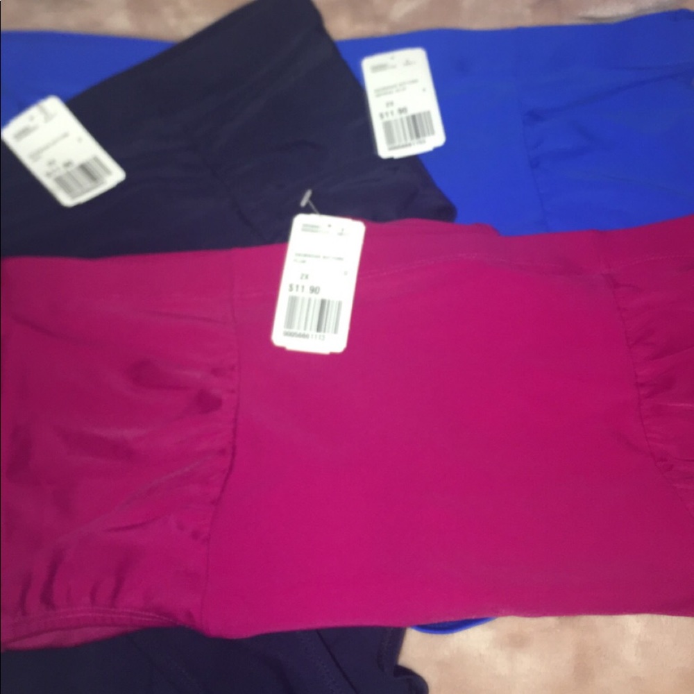 3 High waisted bikini bottoms